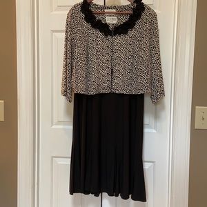 24w Julian Taylor New York 2 piece dress